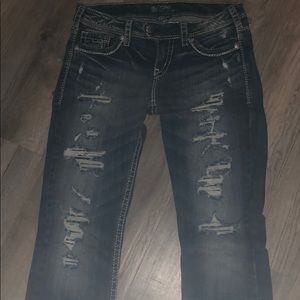 Silver jeans